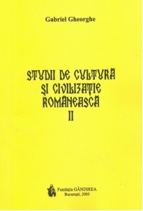 Studii de cultura si civilizatie romaneasca, 2 volume